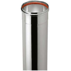 Ανοξείδωτη Καμινάδα Μονού Τοιχώματος Φ80 1m